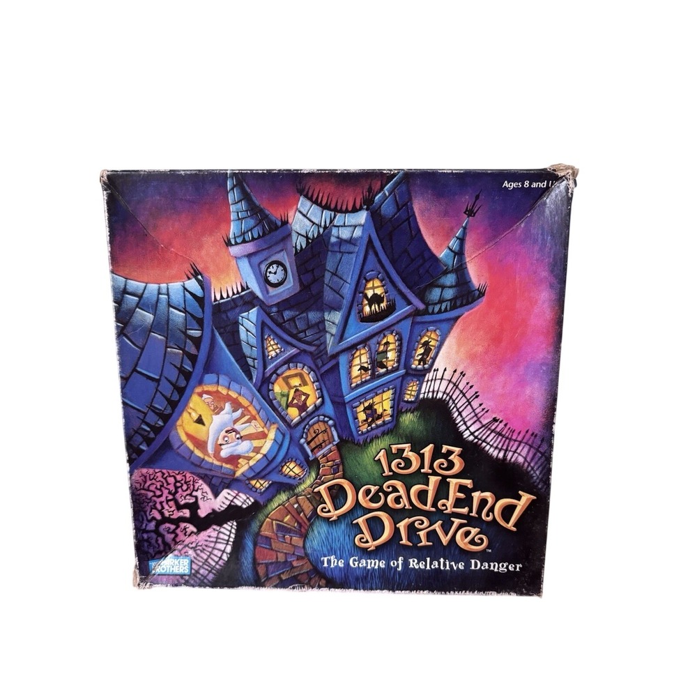 1313 Dead End Drive Board Game 2002 Parker Brothers Complete Mystery Mansion - Picture 2 of 12